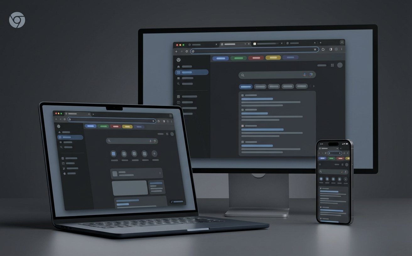 Chrome浏览器标签页分组功能展示